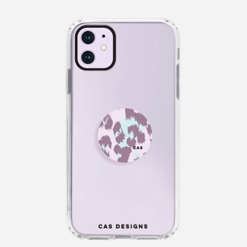 Leopard pop socket