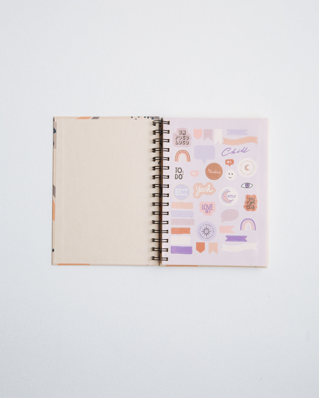 Stencil Journal Milky Shapes