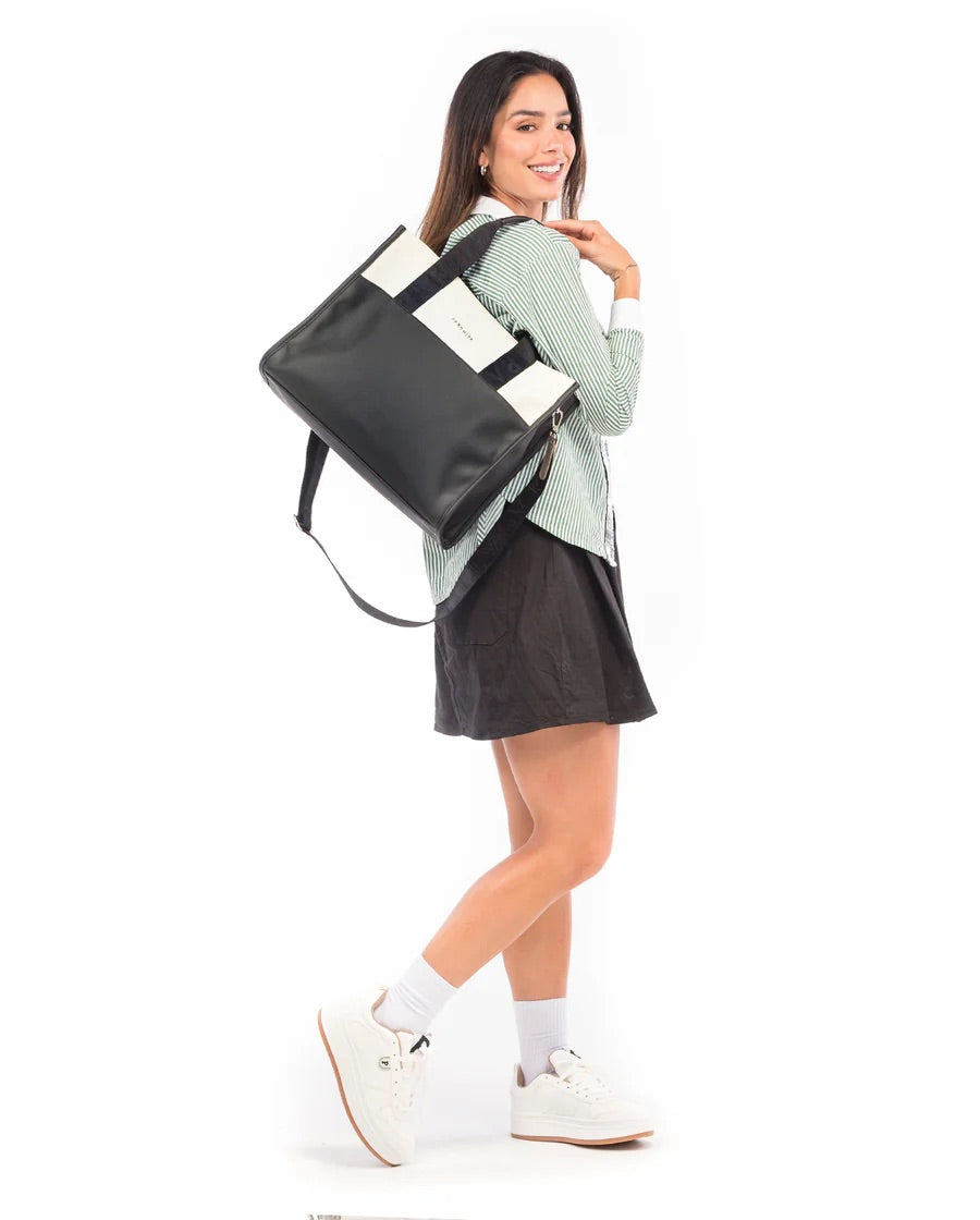 Shopping clásico negro