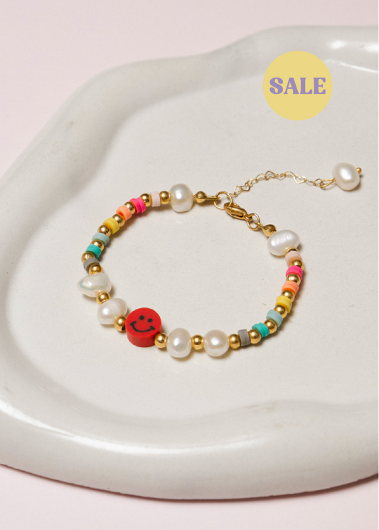 Pulsera happy roja