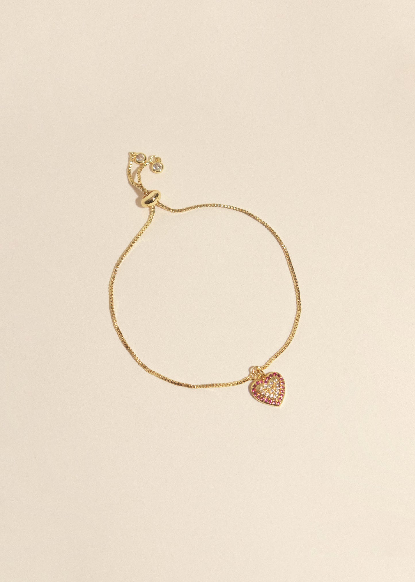 Pulsera Corazon Brilli Mandarina