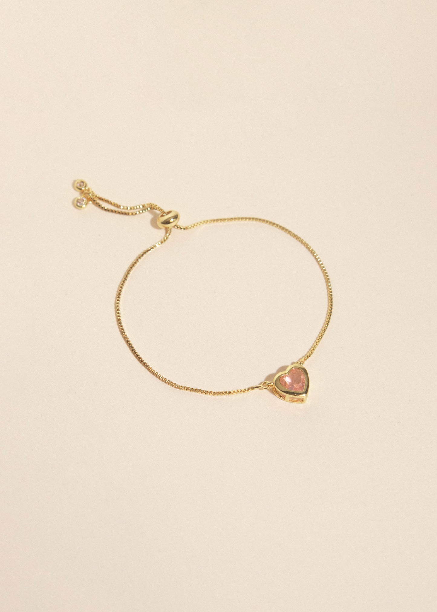 Pulsera corazón rosa big