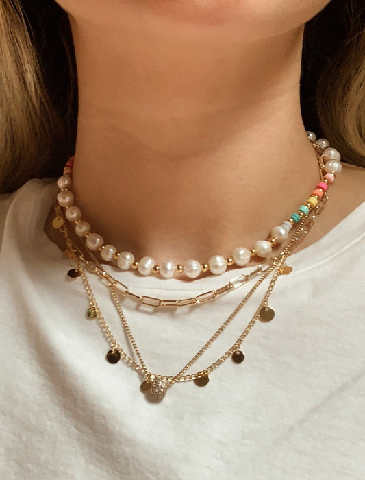 Collar perlas