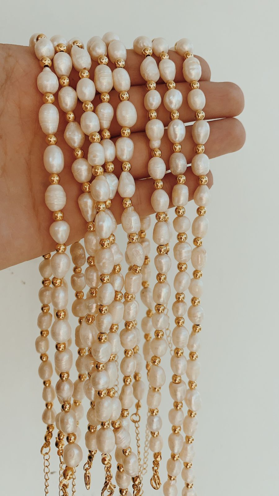 Collar perlado