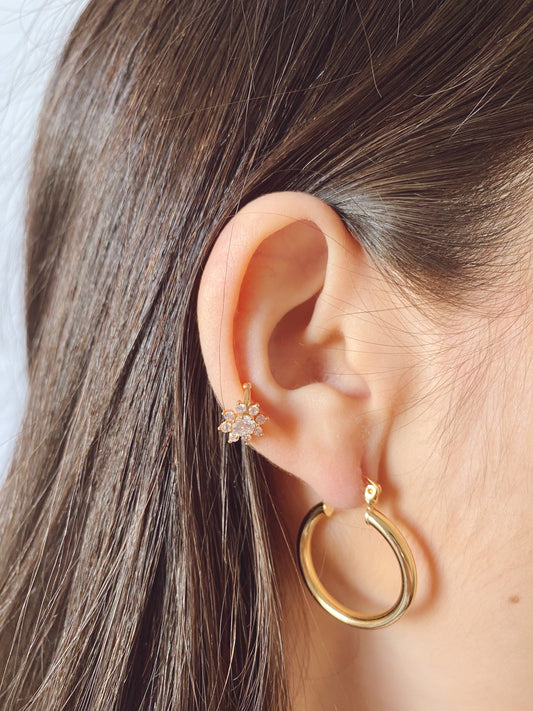 Earcuff flower