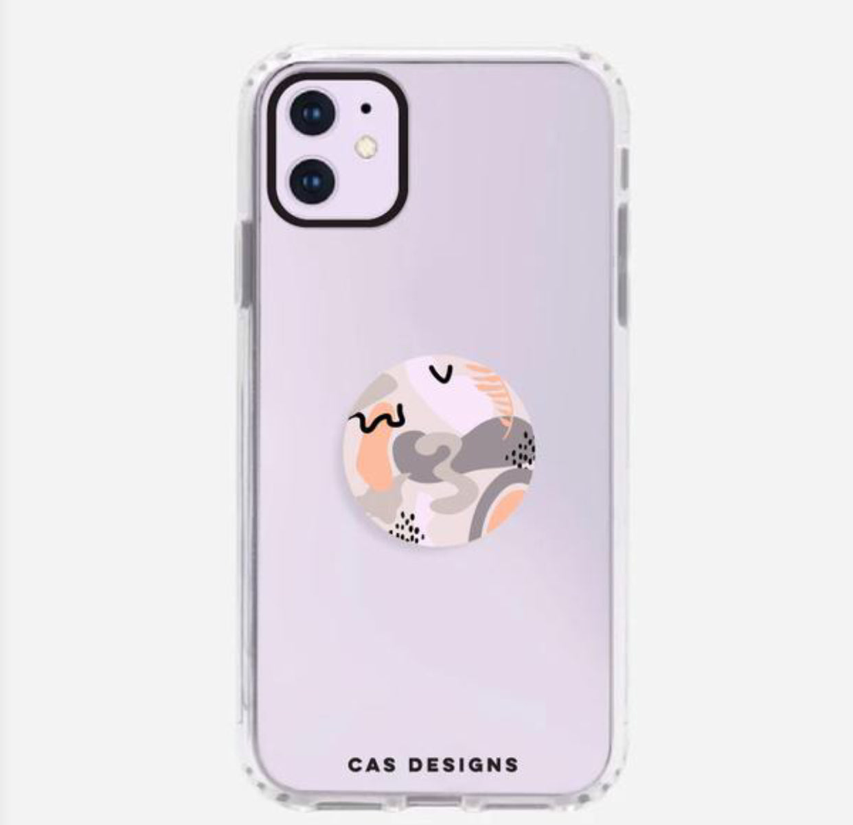 Milky shapes pop socket