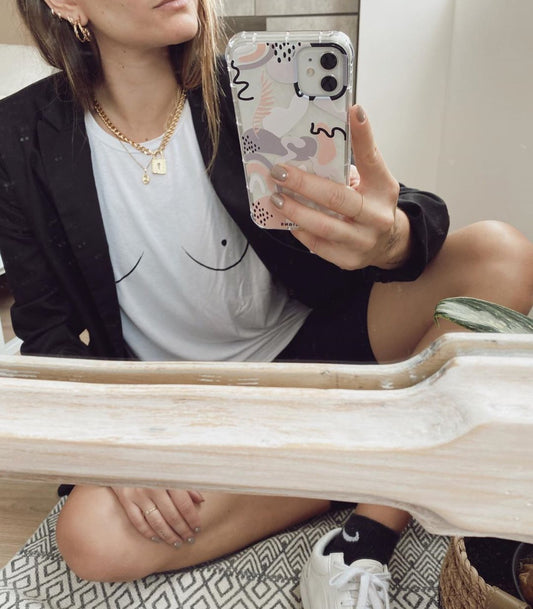 Case Milky shapes Iphone XR