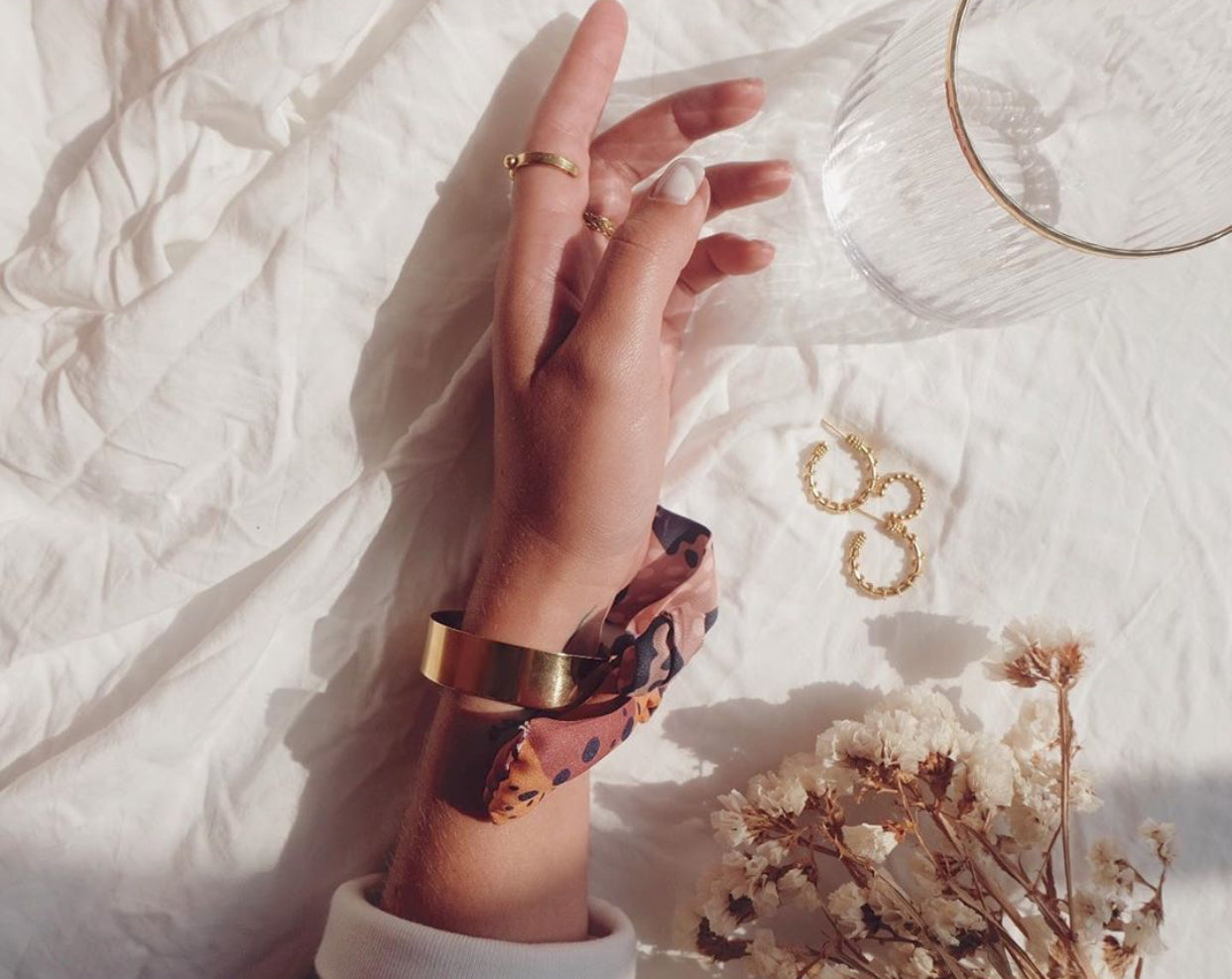 Brazalete con cinta