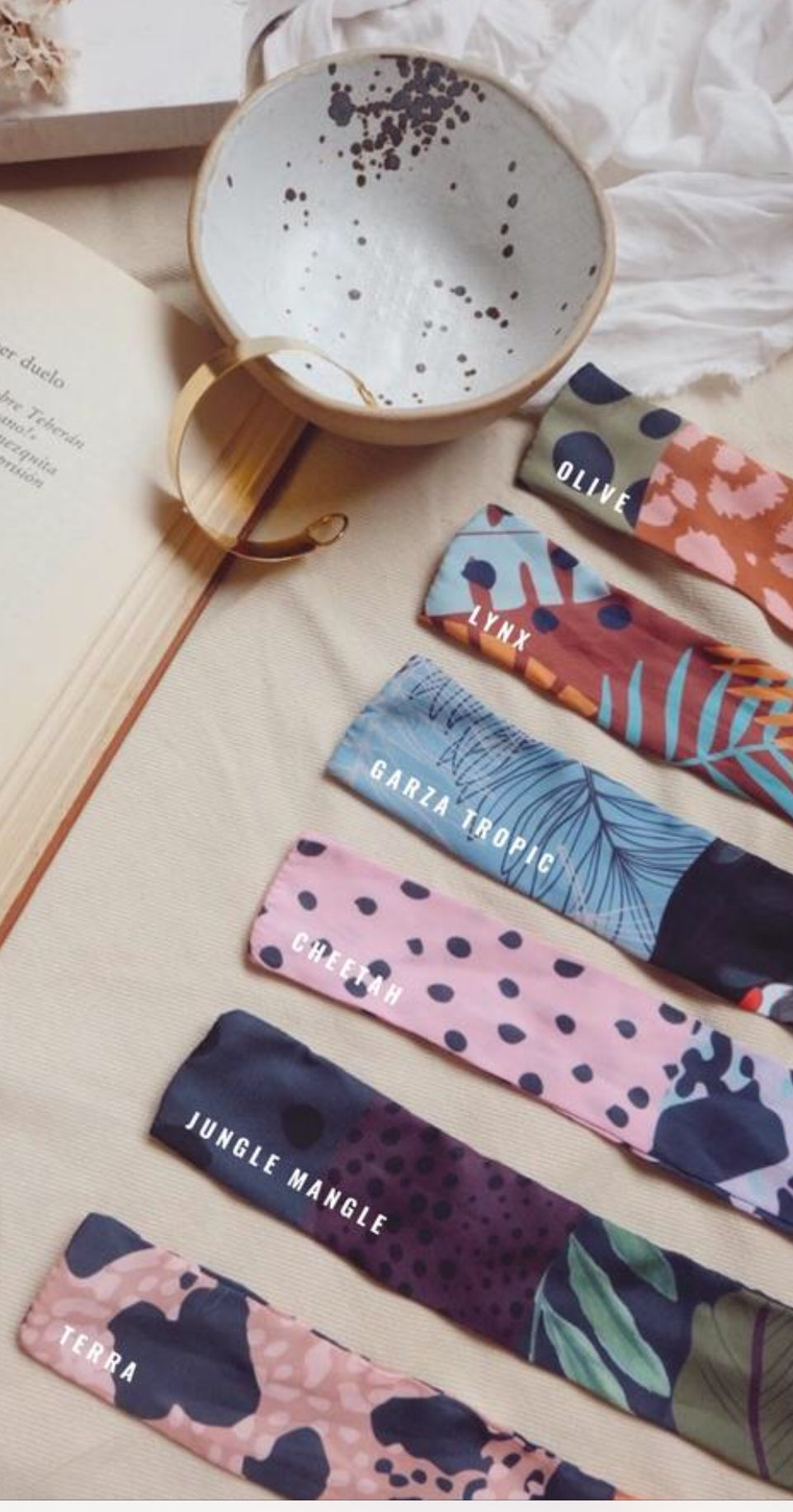 Brazalete con cinta