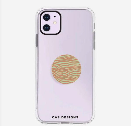 Rayas cebra pop socket