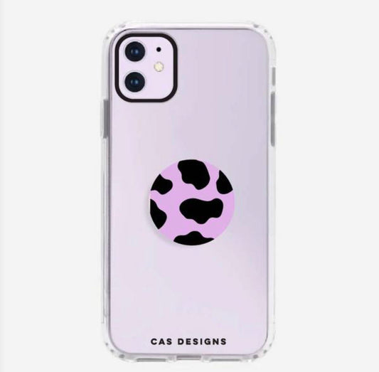 Vaca morado pop socket
