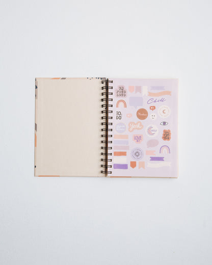Stencil Journal Milky Shapes